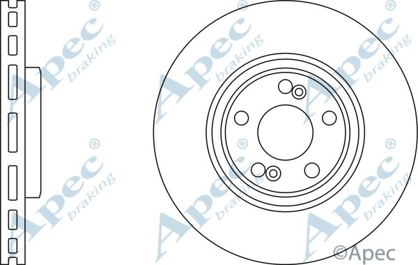 APEC BRAKING Jarrulevy DSK2590